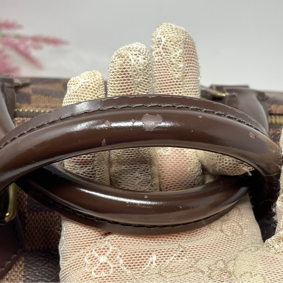 114 Pre Owned Authentic Louis Vuitton Damier Ebene Speedy 35 Bandouliere SP1144 - Picture 3 of 16